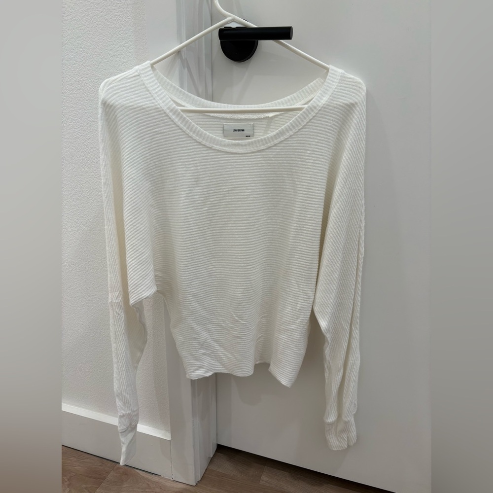 Joan brown ribbed one size long sleeve